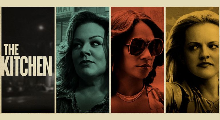 The gritty, female-driven mob drama The Kitchen, from New Line Cinema and BRON Creative, is written and directed by Andrea Berloff, who was nominated for an Oscar for the original screenplay for Straight Outta Compton. The Kitchen stars Melissa McCarthy (Bridesmaids), Tiffany Haddish (Girls Trip) and Elisabeth Moss (The Handmaid's Tale) as three 1978 Hell's Kitchen housewives whose mobster husbands are sent to prison by the FBI. Left with little but a sharp ax to grind, the ladies take the Irish mafia's matters into their own hands—proving unexpectedly adept at everything from running the rackets to taking out the competition…literally.